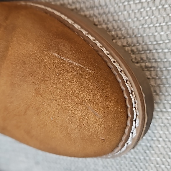 Boutique by Corkys Challenge Cognac Boot Faux Fur Size 10 - Picture 10 of 16